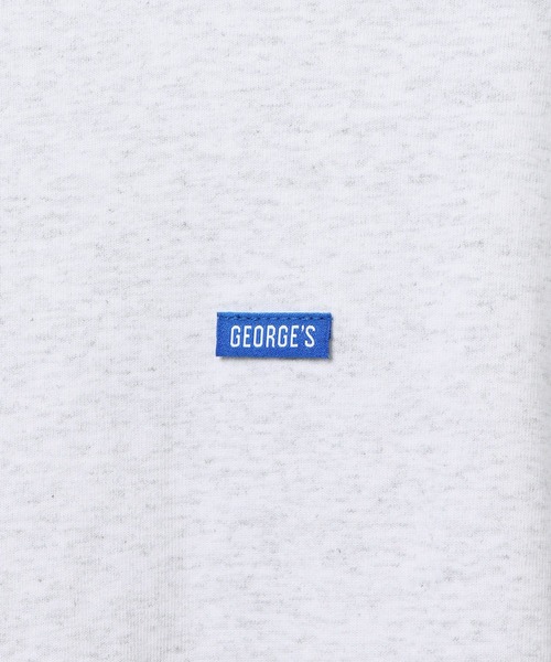 「GEORGE'S」 半袖Tシャツ MEDIUM 杢グレー メンズ_画像5