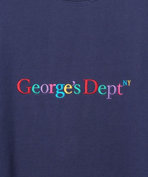 「GEORGE'S」 半袖Tシャツ MEDIUM 杢グレー メンズ_画像6