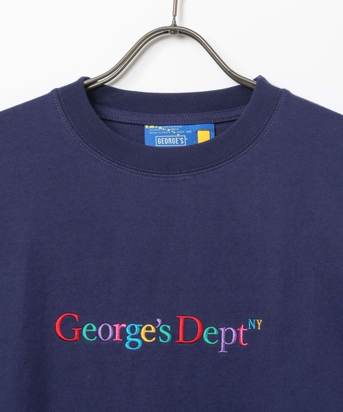 「GEORGE'S」 半袖Tシャツ MEDIUM 杢グレー メンズ_画像9