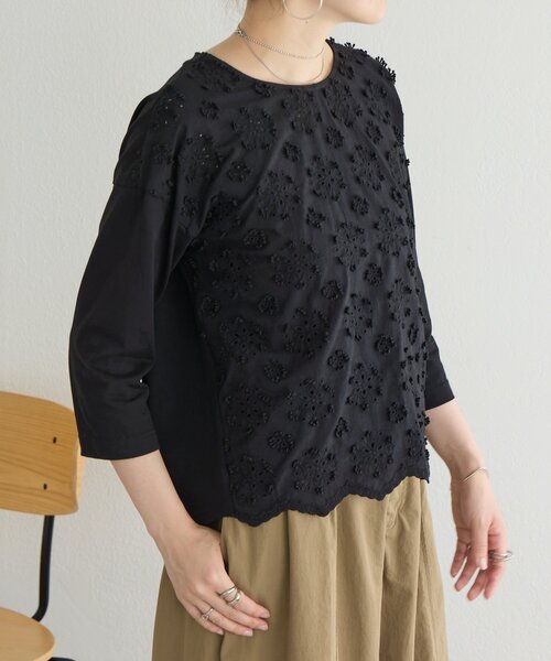 BEARDSLEY（ビアズリー） tシャツ ツブツブフロント刺繍カットソー