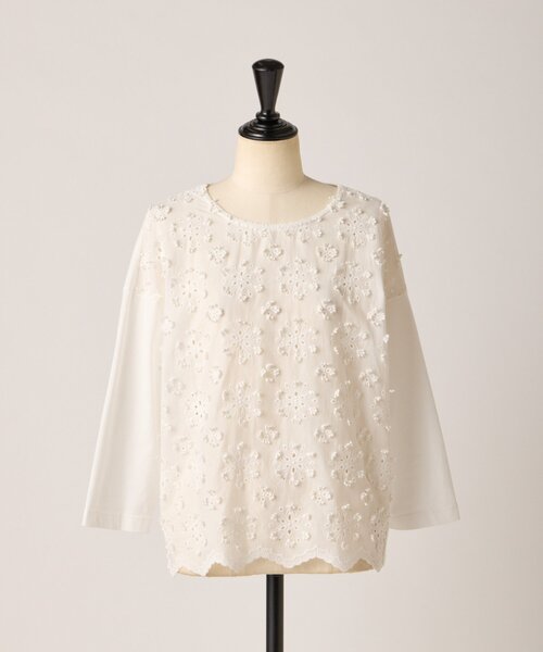 BEARDSLEY（ビアズリー） tシャツ ツブツブフロント刺繍カットソー