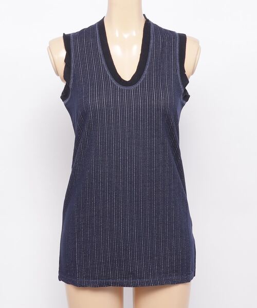 タンクトップ ノースリーブ 「V::ROOM 」ブイ ルーム/ tencel stretch  -  tanktop レディース