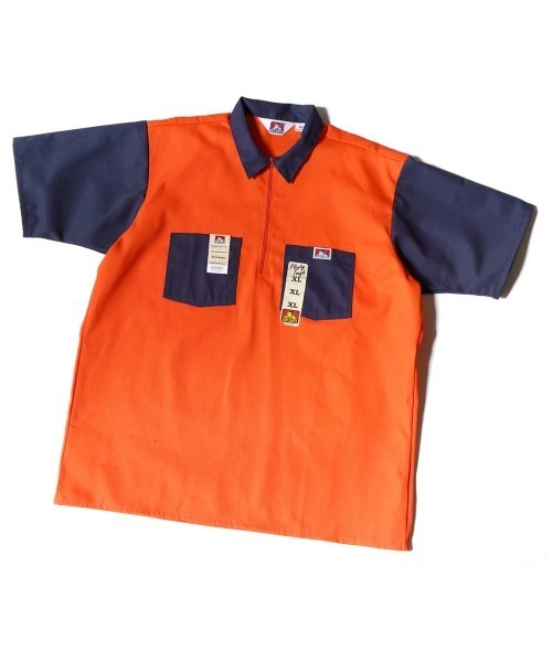 BEN DAVIS シャツ 「BEN USA」日本限定別注モデル HALF ZIP