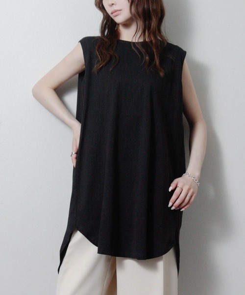 Social GIRL（ソーシャルガール） tシャツ ノースリーブ チュニック T