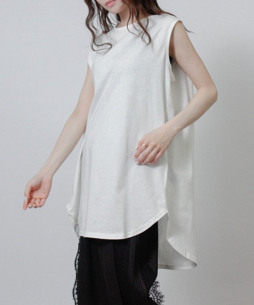 Social GIRL（ソーシャルガール） tシャツ ノースリーブ チュニック T