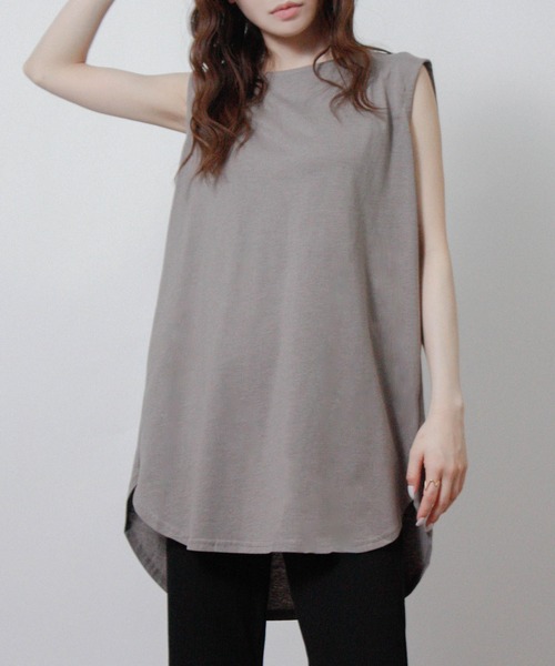 Social GIRL（ソーシャルガール） tシャツ ノースリーブ チュニック T