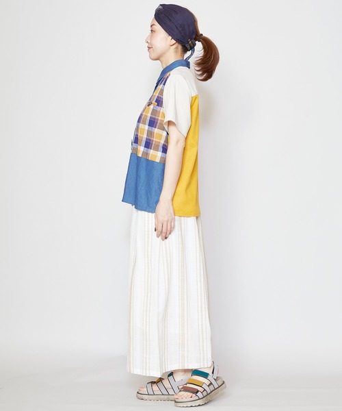 最新作人気SALE シャツ ブラウス チェックパッチワークシャツ ZOZOTOWN PayPayモール店 - 通販 - PayPayモール 通販正規品