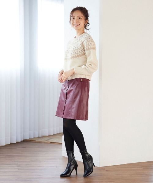 ノルディッ ニット ノルディック柄ニット≪手洗い可能≫ ZOZOTOWN PayPayモール店 - 通販 - PayPayモール くパールを
