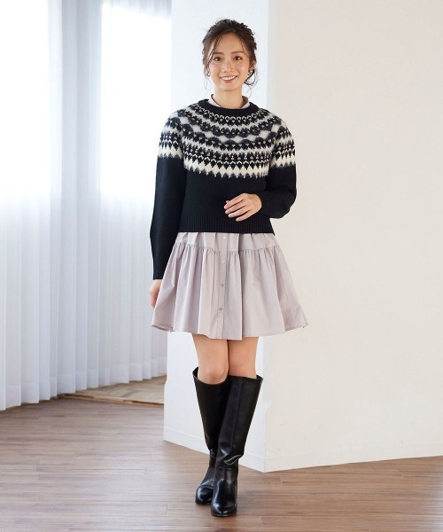 ノルディッ ニット ノルディック柄ニット≪手洗い可能≫ ZOZOTOWN PayPayモール店 - 通販 - PayPayモール くパールを