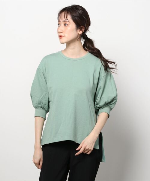 tシャツ DOMENICO+SAVIO bolume sleeve sweatshirt レディース
