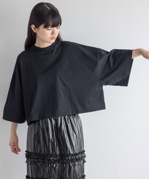 tシャツ ワイドクロップドTee 199138 レディース : ZOZOTOWN