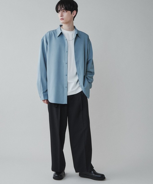 LUCY（ルーシー） シャツ LUCY/「セットアップ」トロミビッグシャツ