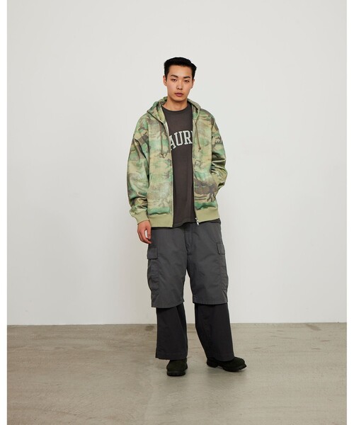 BEAMS カーゴパンツ ビッグ6ポケット オリーブ L BEAMS カーゴパンツ ビッグ 6ポケット メンズ レディース