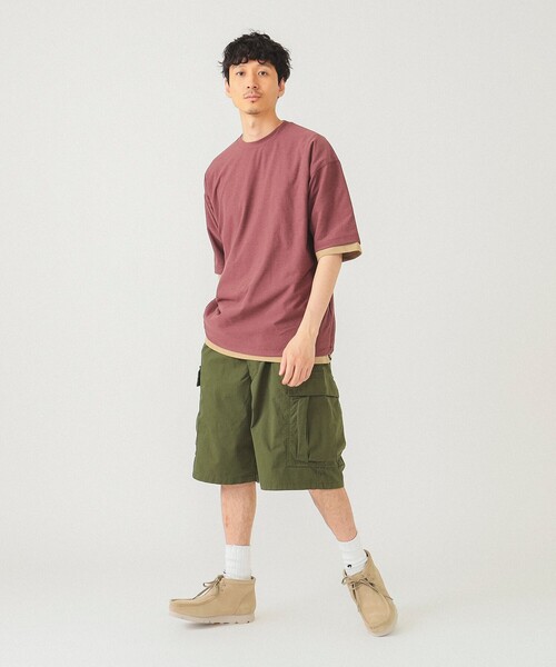 beams カーゴショーツL BEAMS カーゴパンツ / ビッグ 6ポケット カーゴ ショーツ メンズ