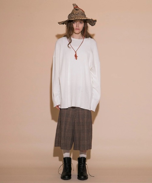 my beautiful landlet パンツ 「my landlet」COTTON TWEED WIDE