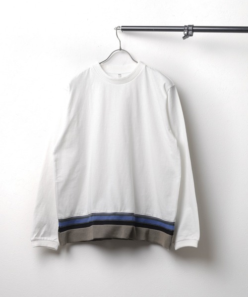 B.I.D. tシャツ 「ミドルウェイト 裾リブクルーネックロングスリーブ