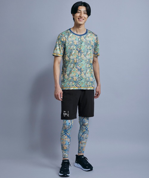 CW-X tシャツ 「CHUMS (チャムス)コラボ」 薄軽ランニングシャツ
