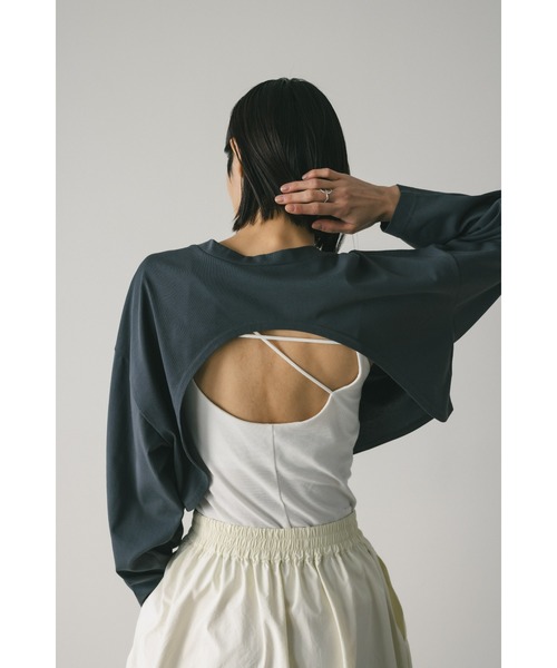 STYLEMIXER tシャツ 2WAYオープンショートT レディース
