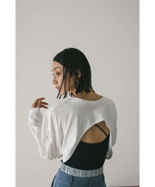 STYLEMIXER tシャツ 2WAYオープンショートT レディース