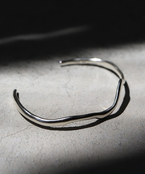 ブレスレット silver925 TEN. ブレスレット SILVER925 リップルバングル レディース
