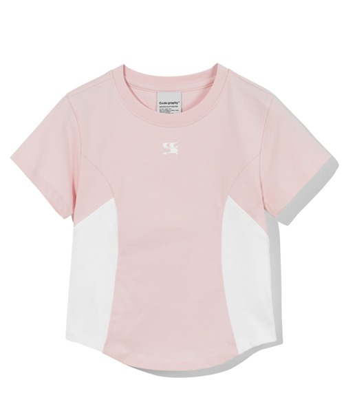 tシャツ (WOMAN) COOLCODE WAVE Symbol Crop SHORT SLEEVE T-Shirt レディース