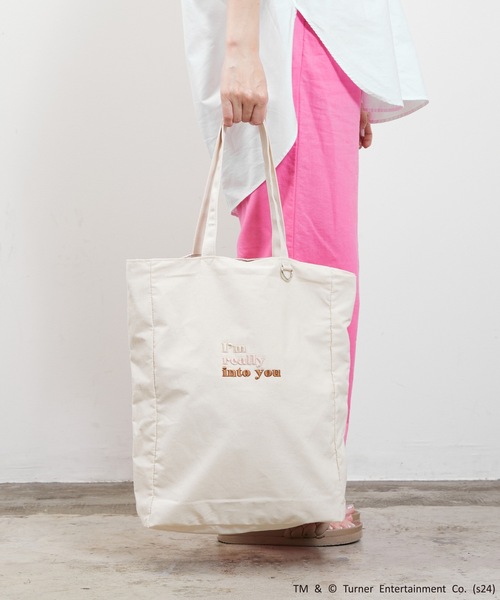 トートバッグ FLAPPER フラッパー:トムとジェリー 推し活バッジ付き
