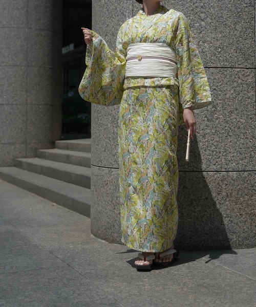 Liberty浴衣セット 120 HUIT bouquet 浴衣 兵児帯 セット Made with Liberty Fabric