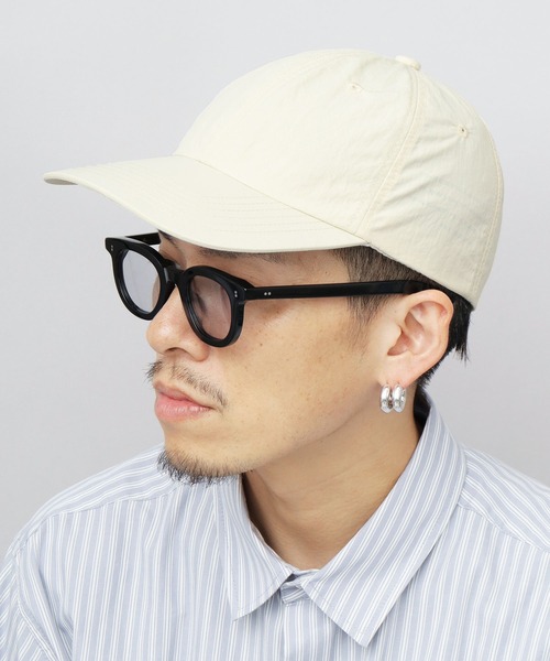 ReqHatter キャップ 帽子 ナイロン ロングビル つば長 メンズ