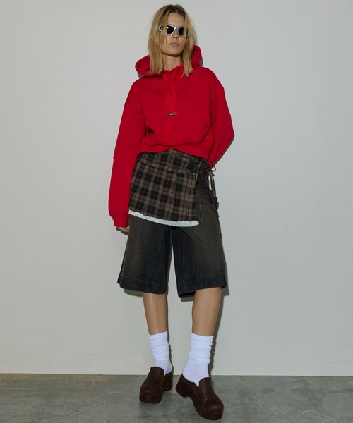 MAISON SPECIAL パーカー Short Hoodie/ショートフーディ