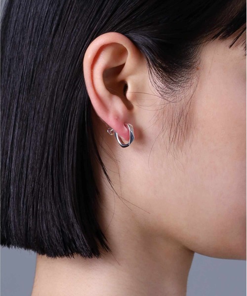 超美品 LH for Gift シルバーイヤリング フラグメント シルバー925 LH for Gift シルバーイヤリング/フラグメント/ジルコニア