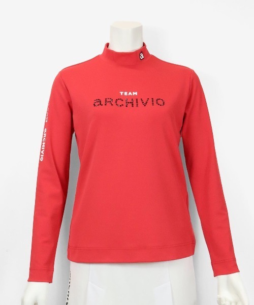 archivio tシャツ 「LADIES」UV速乾ストーンロゴハイネックプル