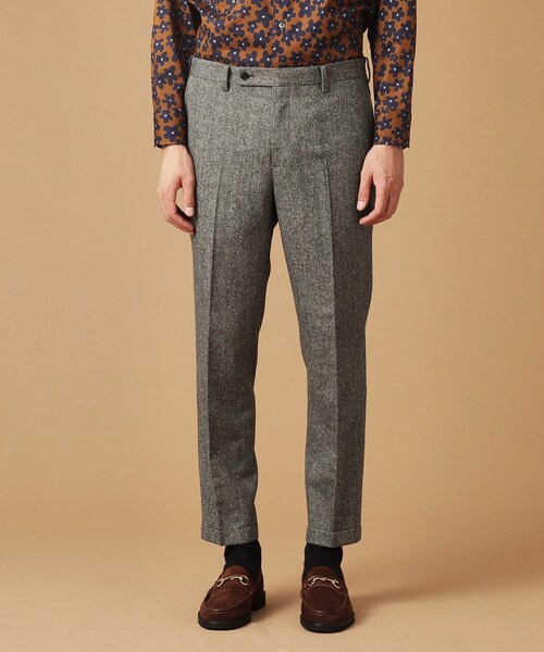 40CARATS&525 BY TAKEO KIKUCHI パンツ ネップホームスパンスラックス