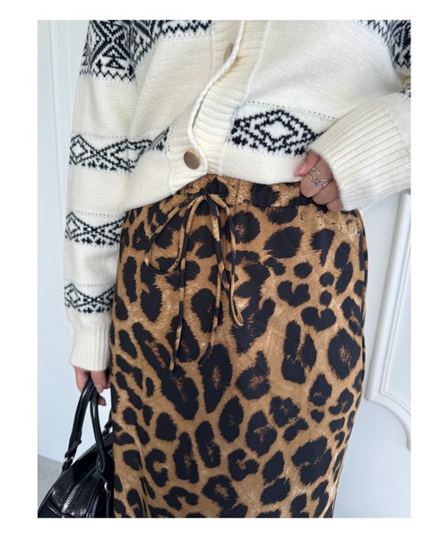 SOLLON. スカート レオパードマキシスカート : ZOZOTOWN Yahoo!店