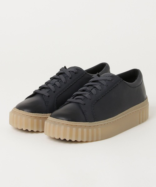 CLARKS レザー スニーカー ビジネス ホワイト ネイビー クラークス メンズ レザー スニーカー クラフト スウィフト