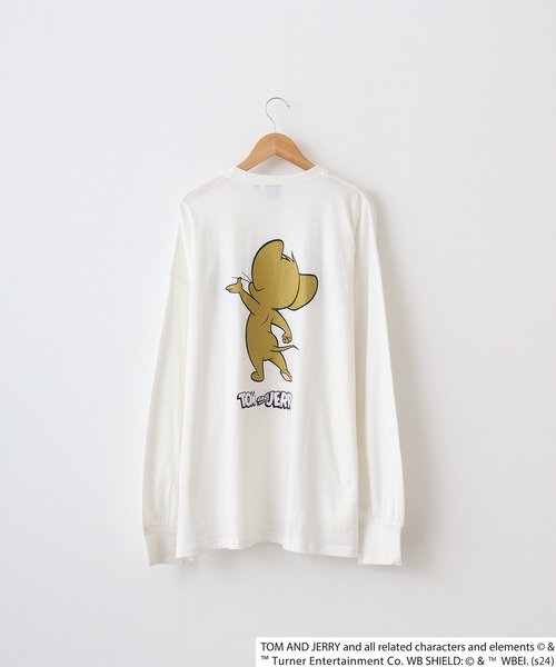 tシャツ Tom and Jerry Wide sleeve long-T / トムとジェリー オーバー