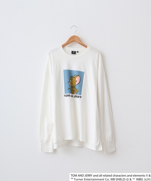 tシャツ Tom and Jerry Wide sleeve long-T / トムとジェリー オーバー
