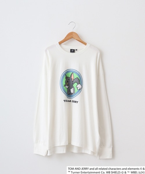 tシャツ Tom and Jerry Wide sleeve long-T / トムとジェリー オーバー