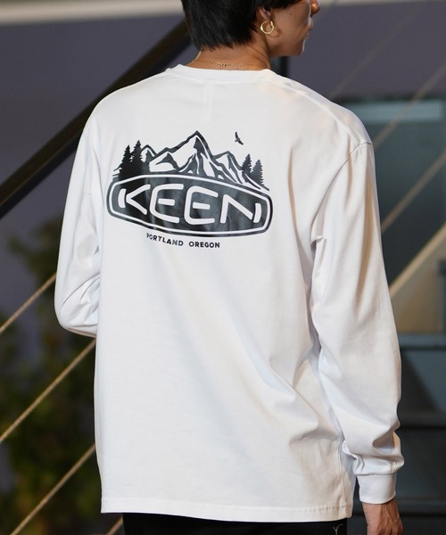 KEEN（キーン） tシャツ 長袖 Tシャツ ロンT ポケT ポケット バック