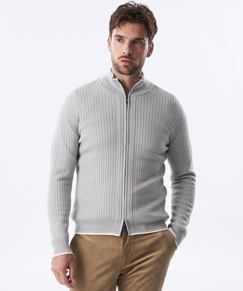EPOCA UOMO セーター ニット ホールガーメントジップニット