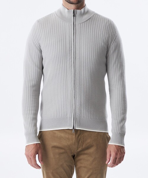 EPOCA UOMO セーター ニット ホールガーメントジップニット