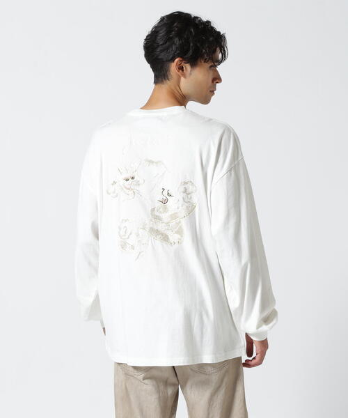 REMI RELIEF（レミレリーフ） 刺繍　ビンテージ加工 REMI RELIEF(レミレリーフ)の 別注ヴィンテージTシャツを30型