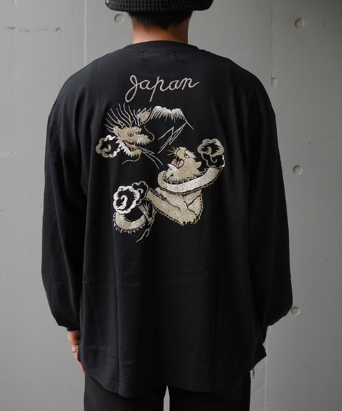 REMI RELIEF（レミレリーフ） 刺繍　ビンテージ加工 REMI RELIEF tシャツ RELIEF(レミレリーフ) 別注LW加工20/-天竺