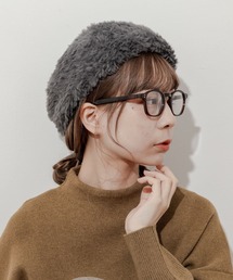 ベレー帽　新品未使用 ボックスレター刺繍ベレー帽 / ベレー帽 | エスニック