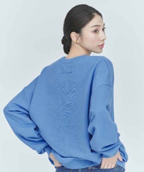 BLUE×PALANG トレーナー スウェット LOGO SWEATSHIRT レディース