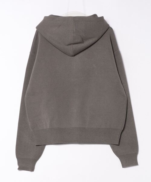 SLY（スライ） パーカー OVER KNIT HOODIE オーバー ニット フーディ