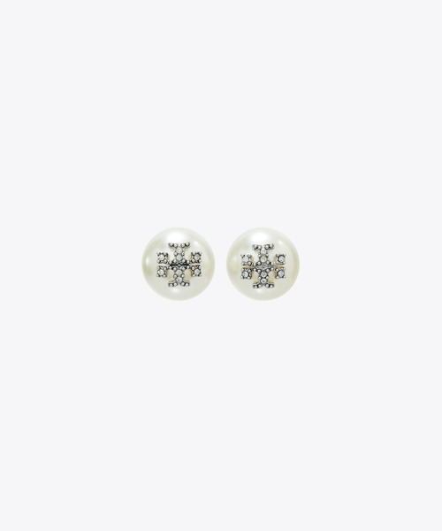 TORY BURCH キラパールスタッズピアス キラ パール スタッズピアス: レディース イヤリング＆ピアス