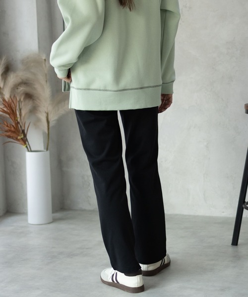 NAVY パンツ 「nAvy」モイストタッチストレートパンツ レディース