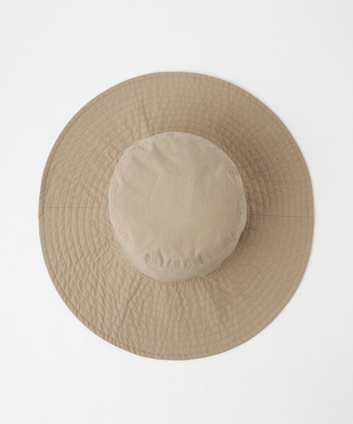 新品！別注！　NEW ERA ワイドブリム ハット 撥水　ベージュ　帽子　夏 新品タグ付 別注 NEW ERAワイドブリム ハット2 撥水 ベージュ
