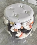 収納 ぷっくりクリアストレージチェアの詳細画像5