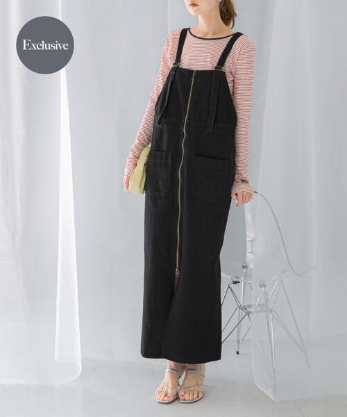 ワンピース 「別注」Lee×ROSSO ILINE SALOPETTE SKIRT : ZOZOTOWN